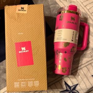 Stanley 40oz LILO AND STITCH Pink Floral Tumbler